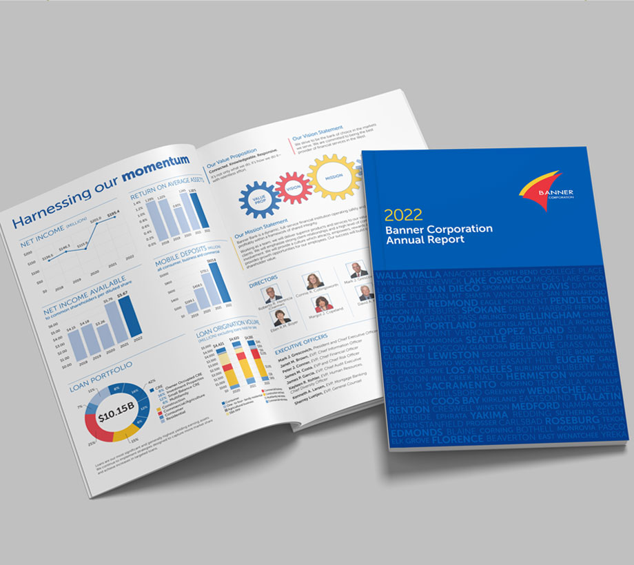 2022 Annual Report Cover and Inside Pages